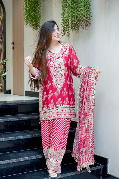 Akira Hand Embroidered Suit Set