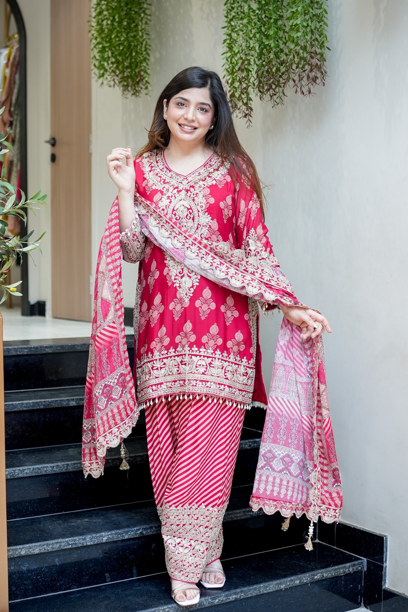 Akira Hand Embroidered Suit Set