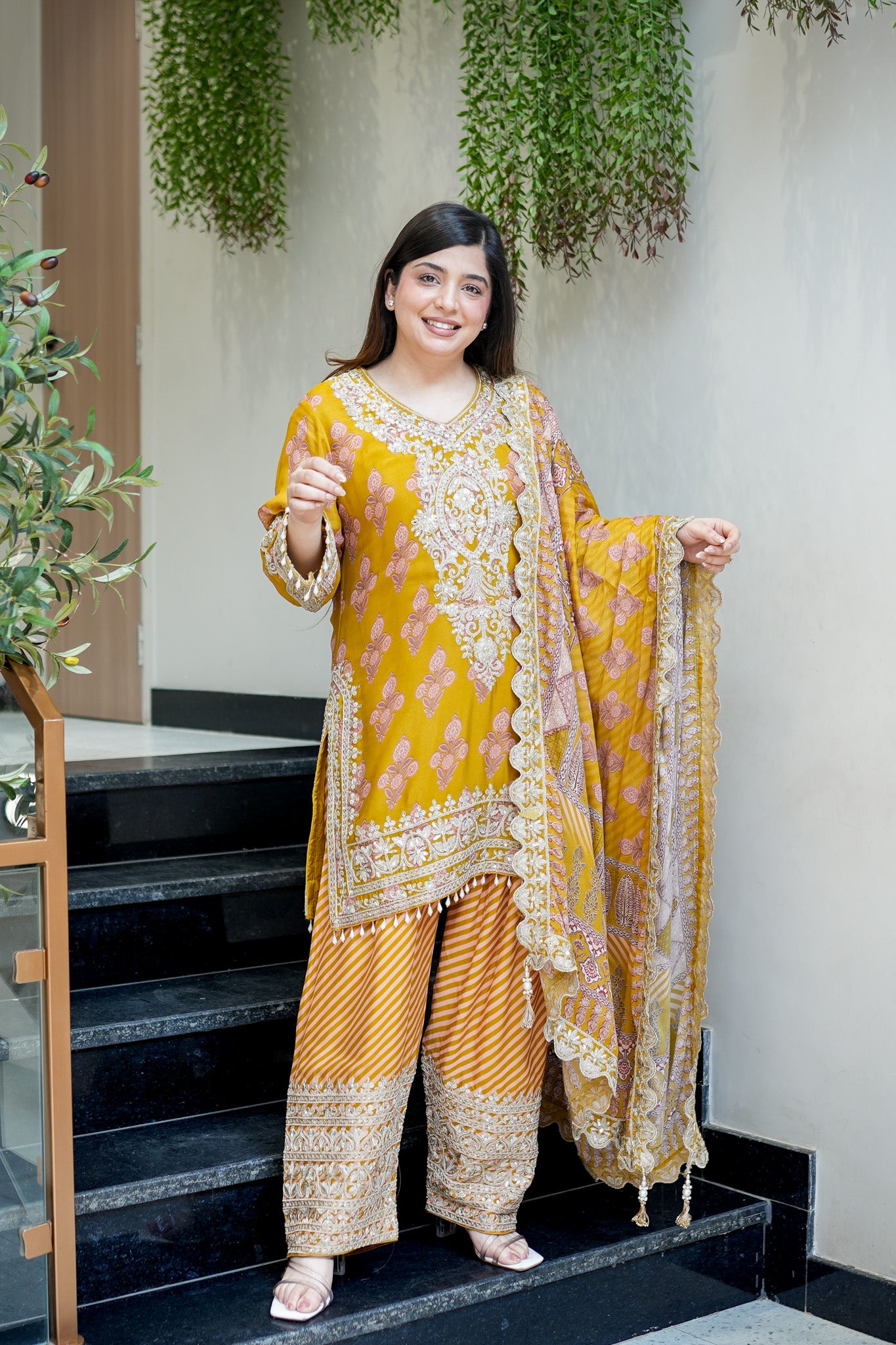 Akira Hand Embroidered Suit Set