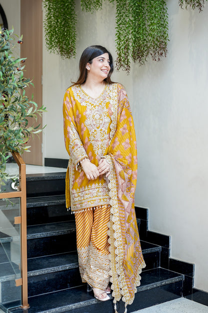 Akira Hand Embroidered Suit Set