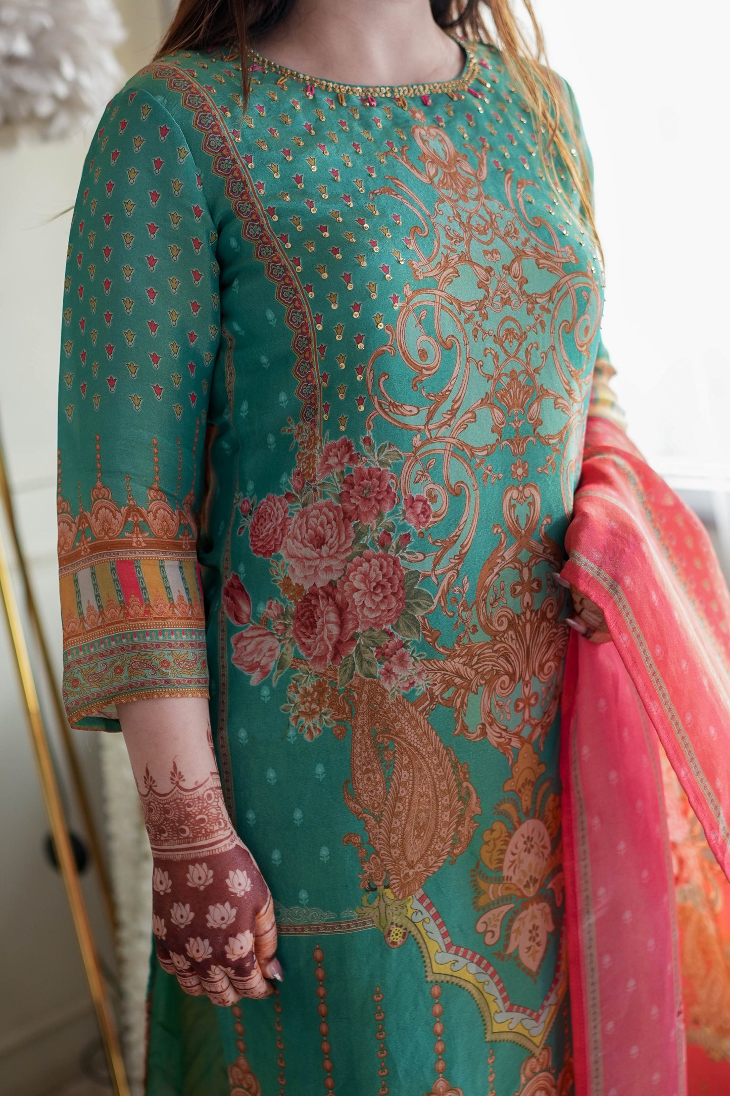 Jeena Printed Suit Set