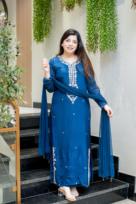 Reem Embroidered Suit Set