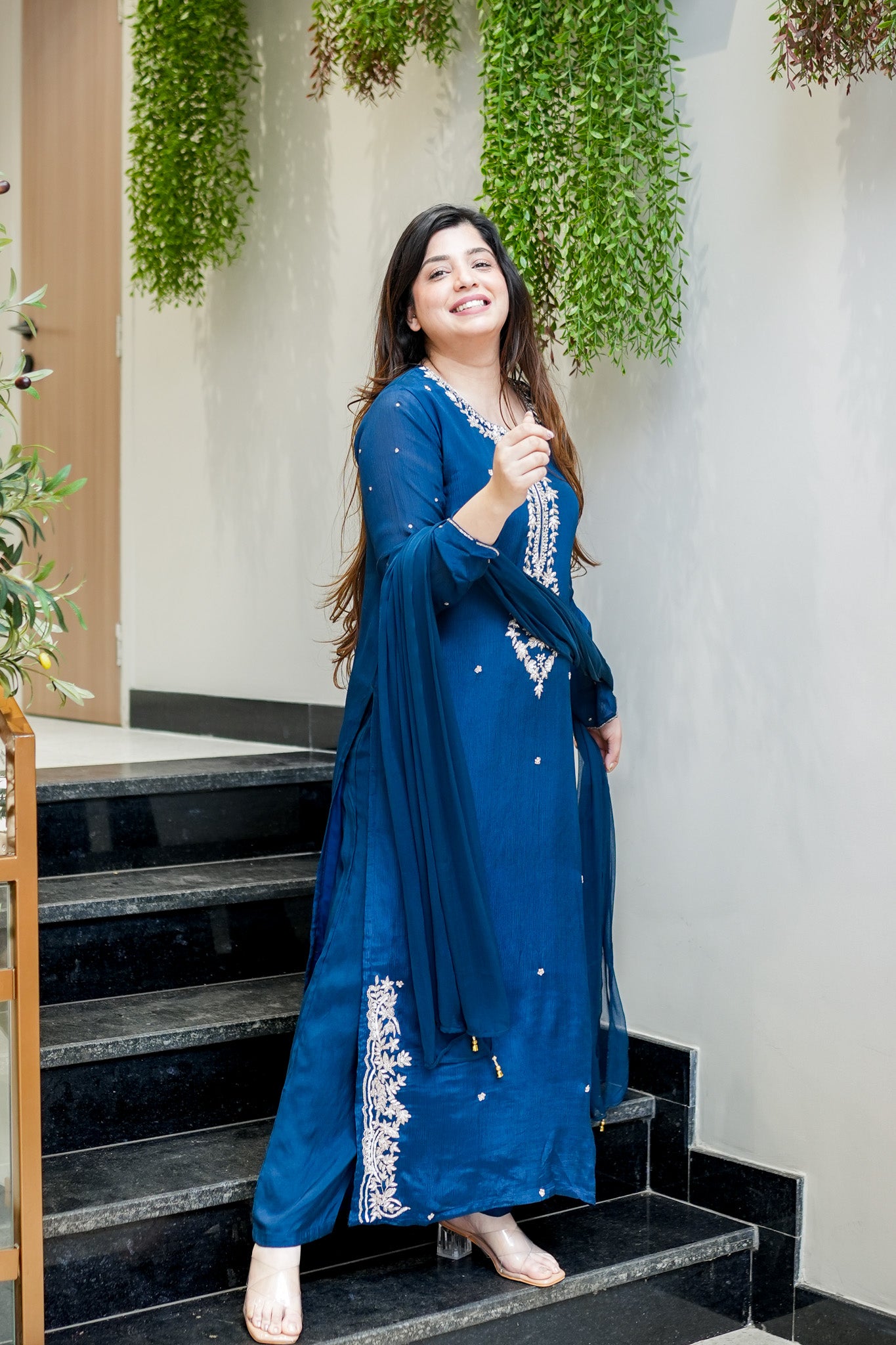 Reem Embroidered Suit Set