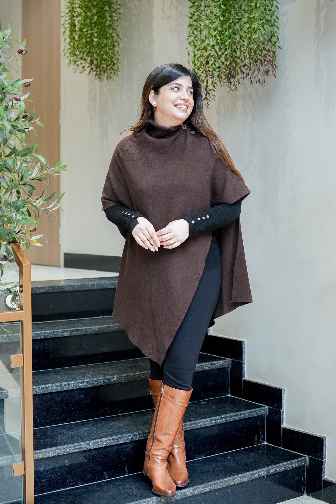 Alara Knitted Cape