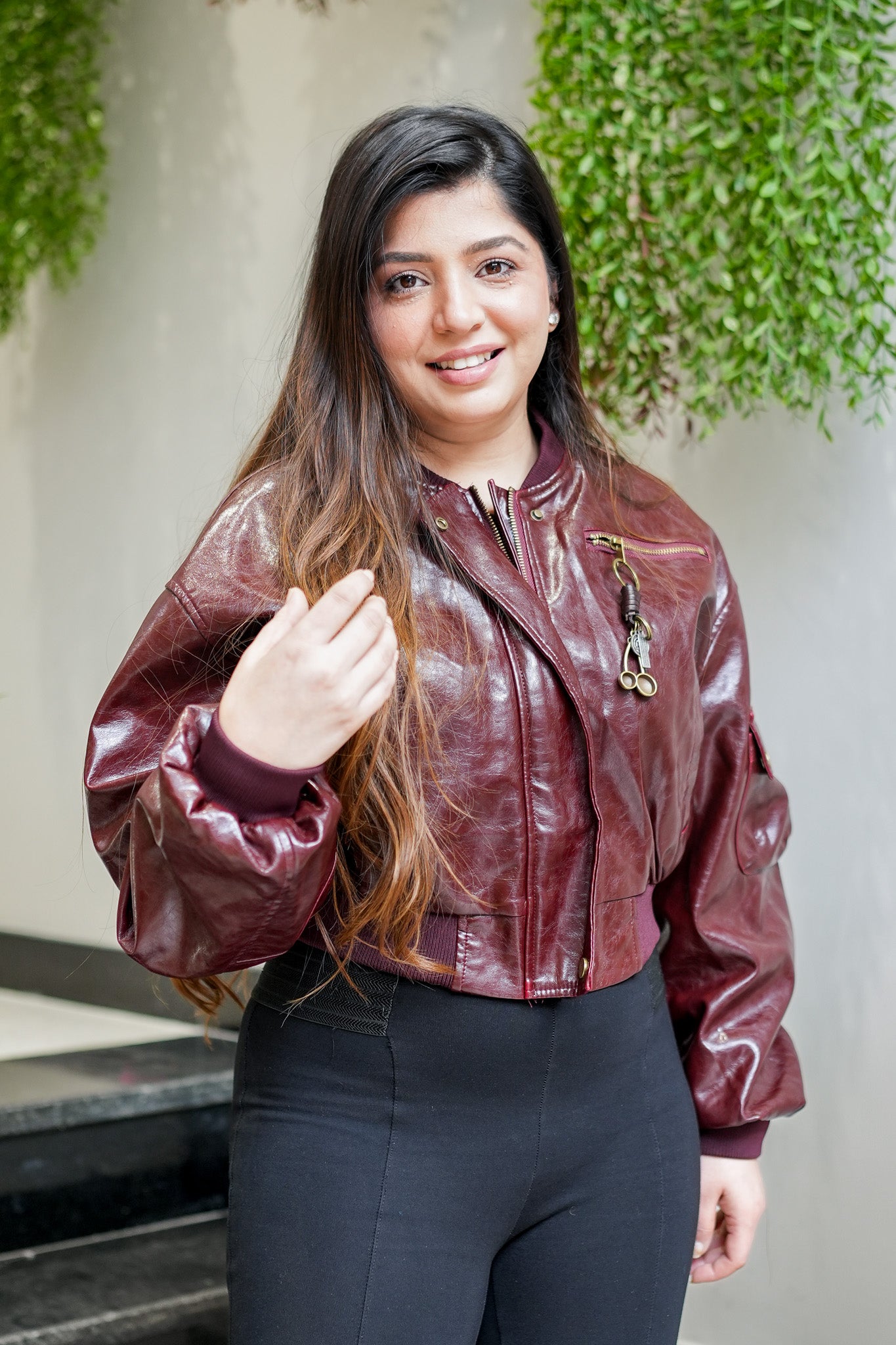 Jane Leather Short Jacket