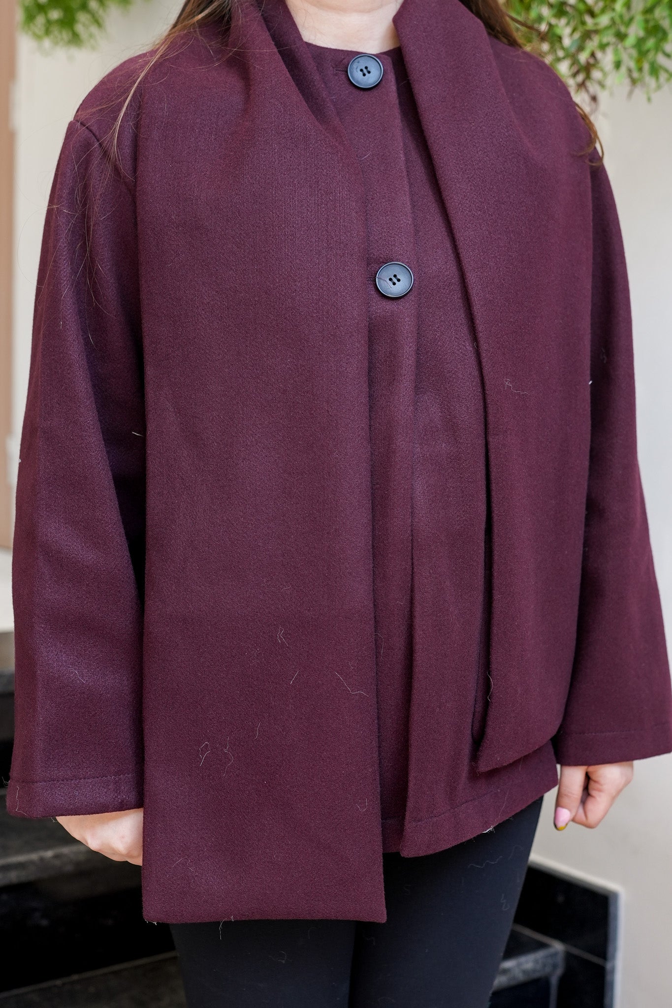 Avery Warm Coat with Muffler