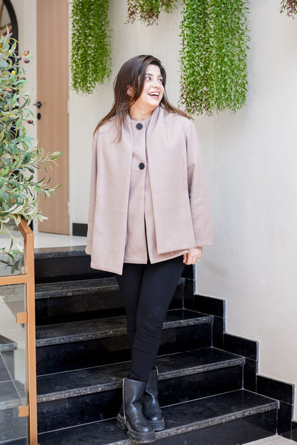 Avery Warm Coat with Muffler