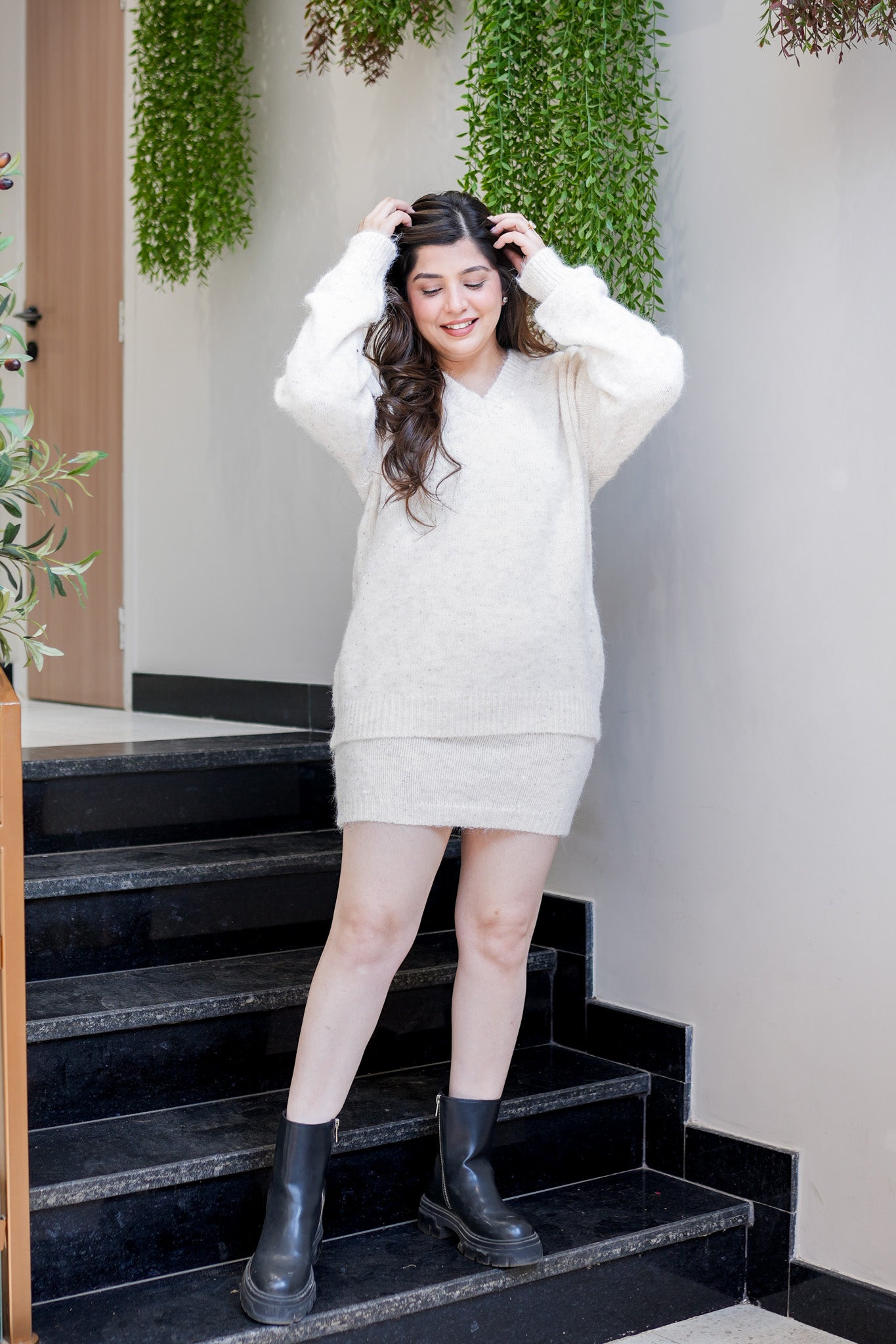 Hadley Knitted Skirt Set