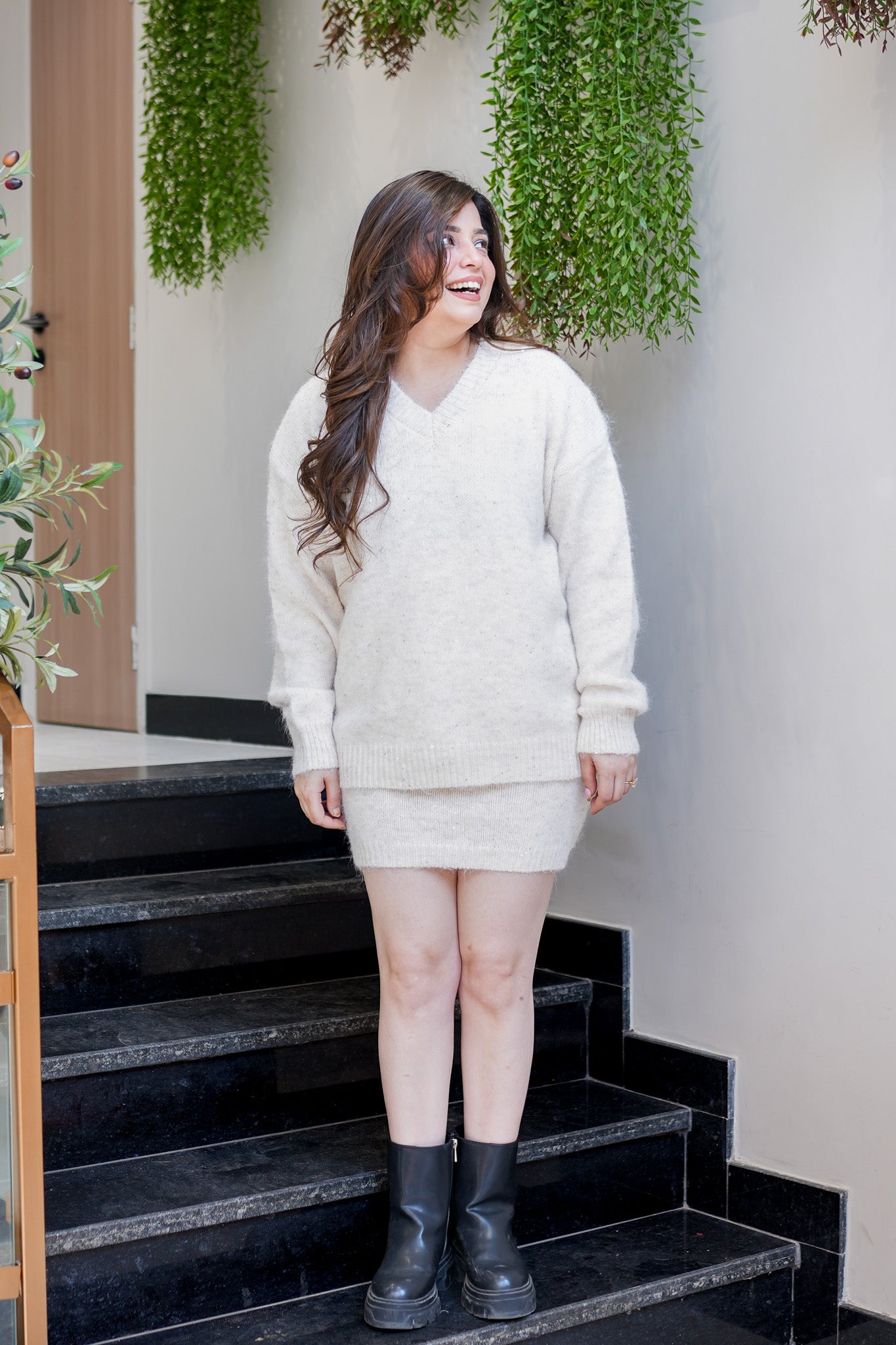 Hadley Knitted Skirt Set