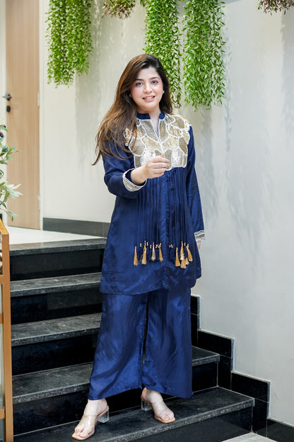 Heerat Embroidered Cord Set