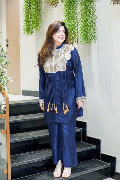 Heerat Embroidered Cord Set