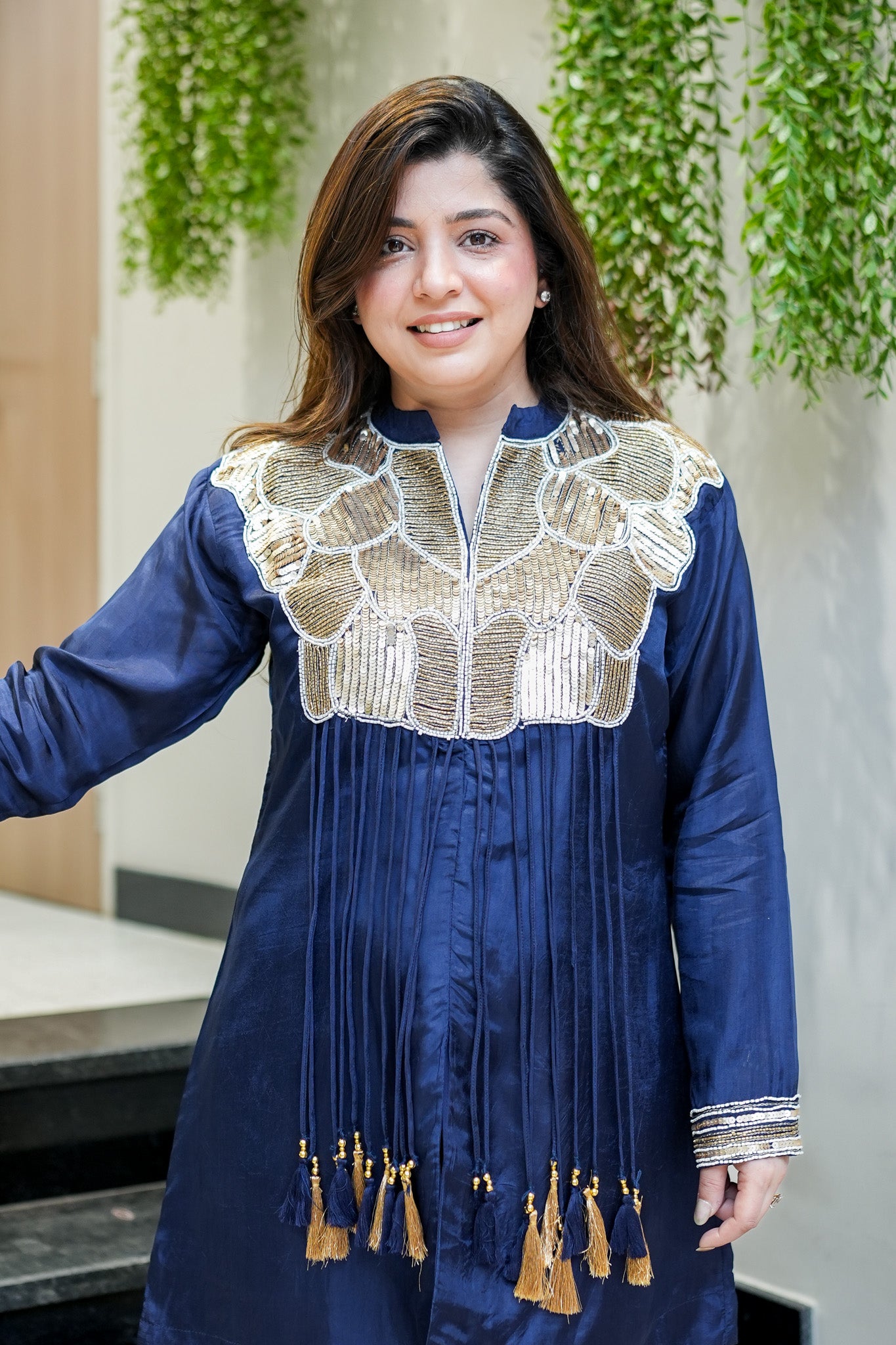 Heerat Embroidered Cord Set