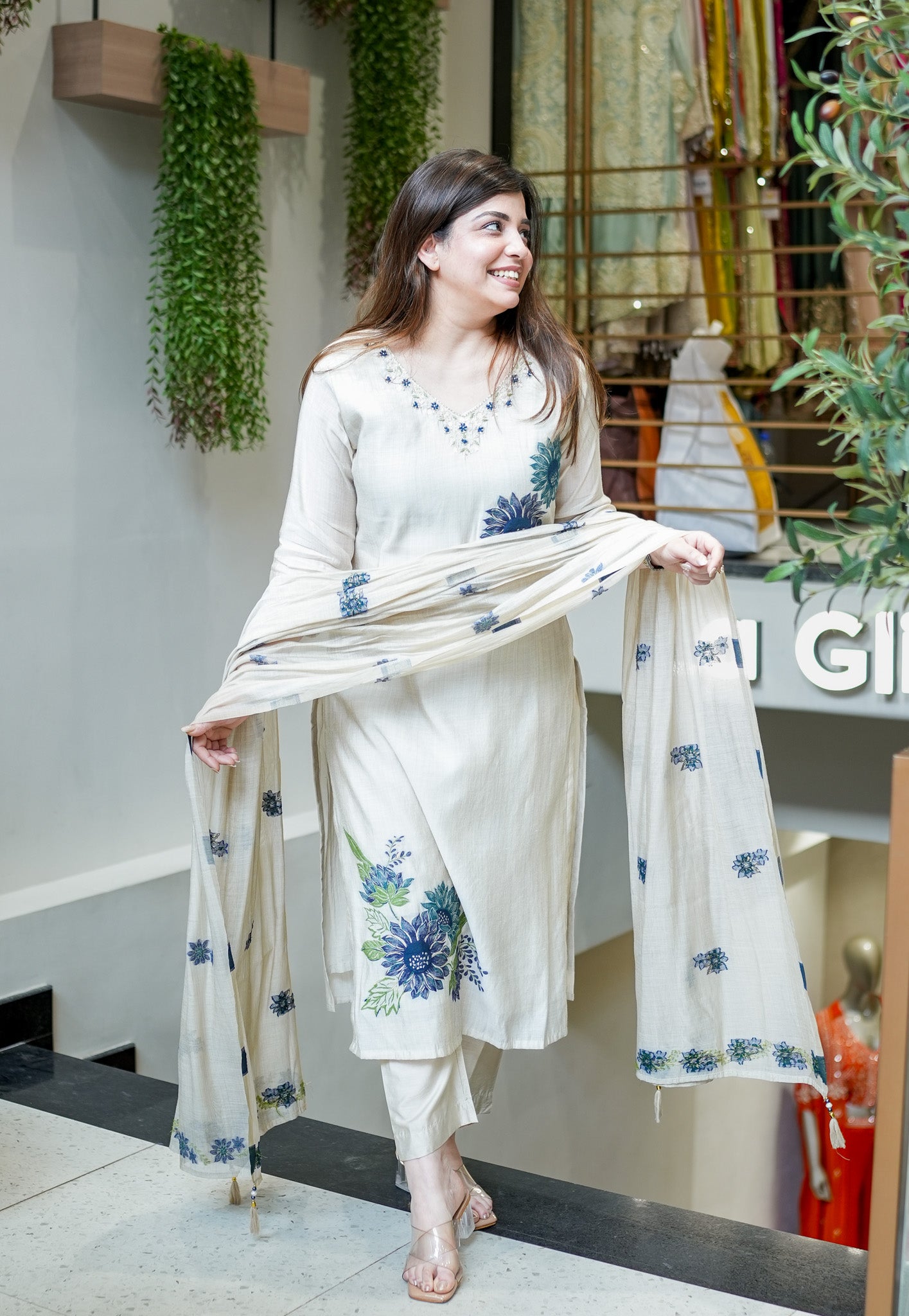 Fariha Embroidered Suit Set