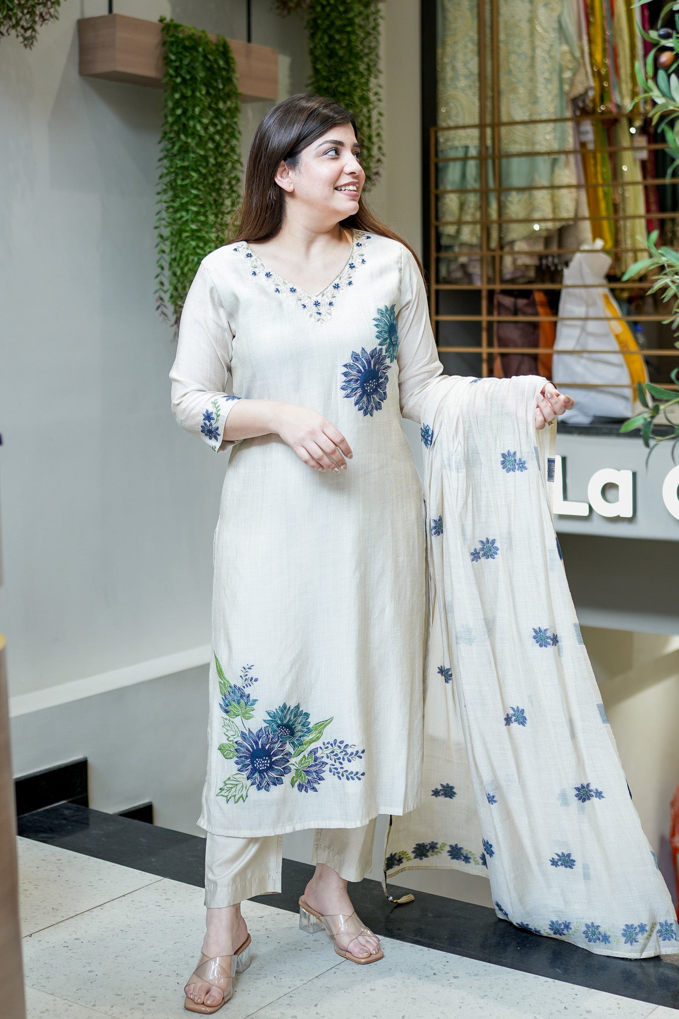 Fariha Embroidered Suit Set