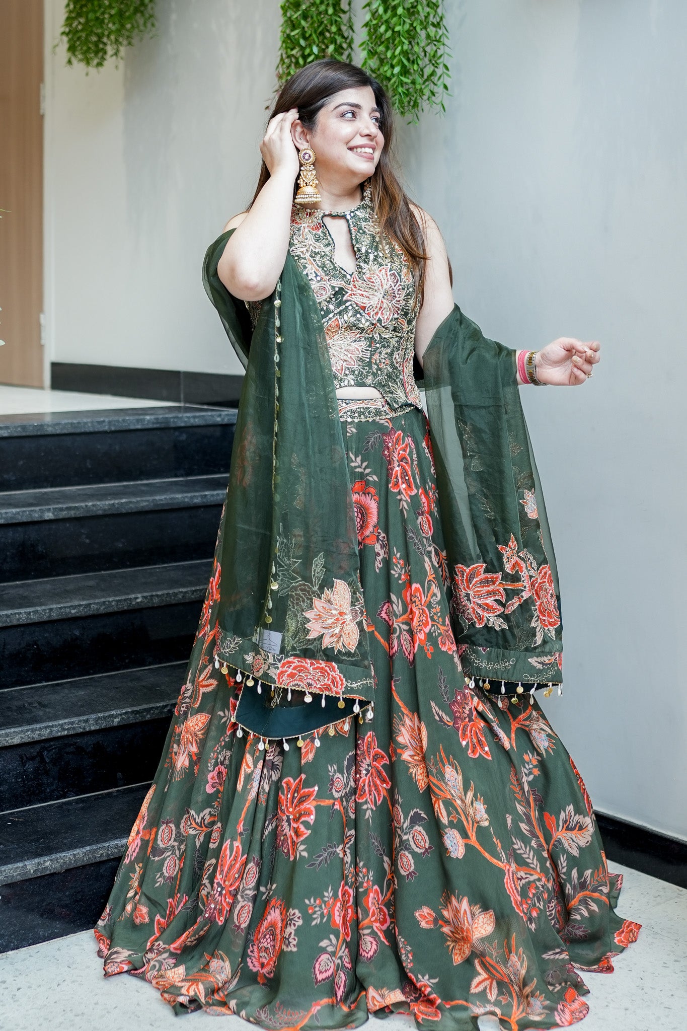 Ivira Hand Embroidered Lehenga