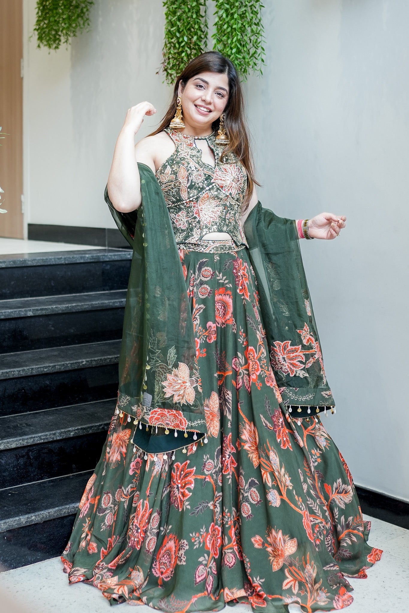 Ivira Hand Embroidered Lehenga
