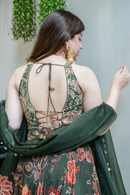 Ivira Hand Embroidered Lehenga
