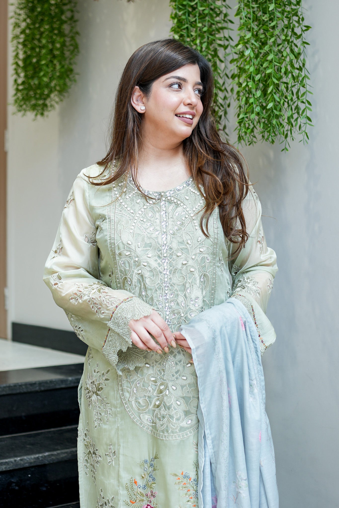 Neemrana Cutwork Suit Set