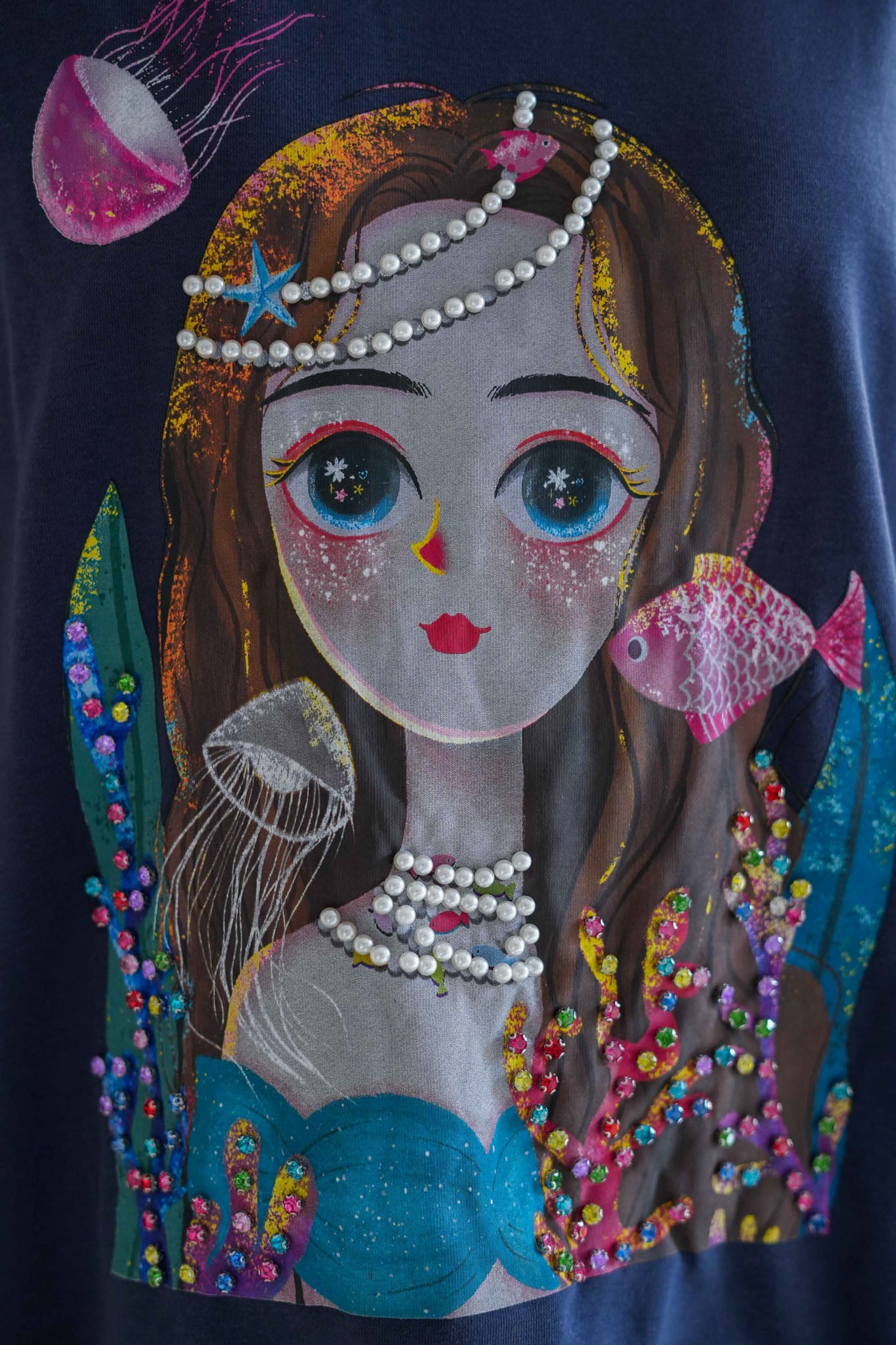 Alicia Crystal Embellished Sweatshirt