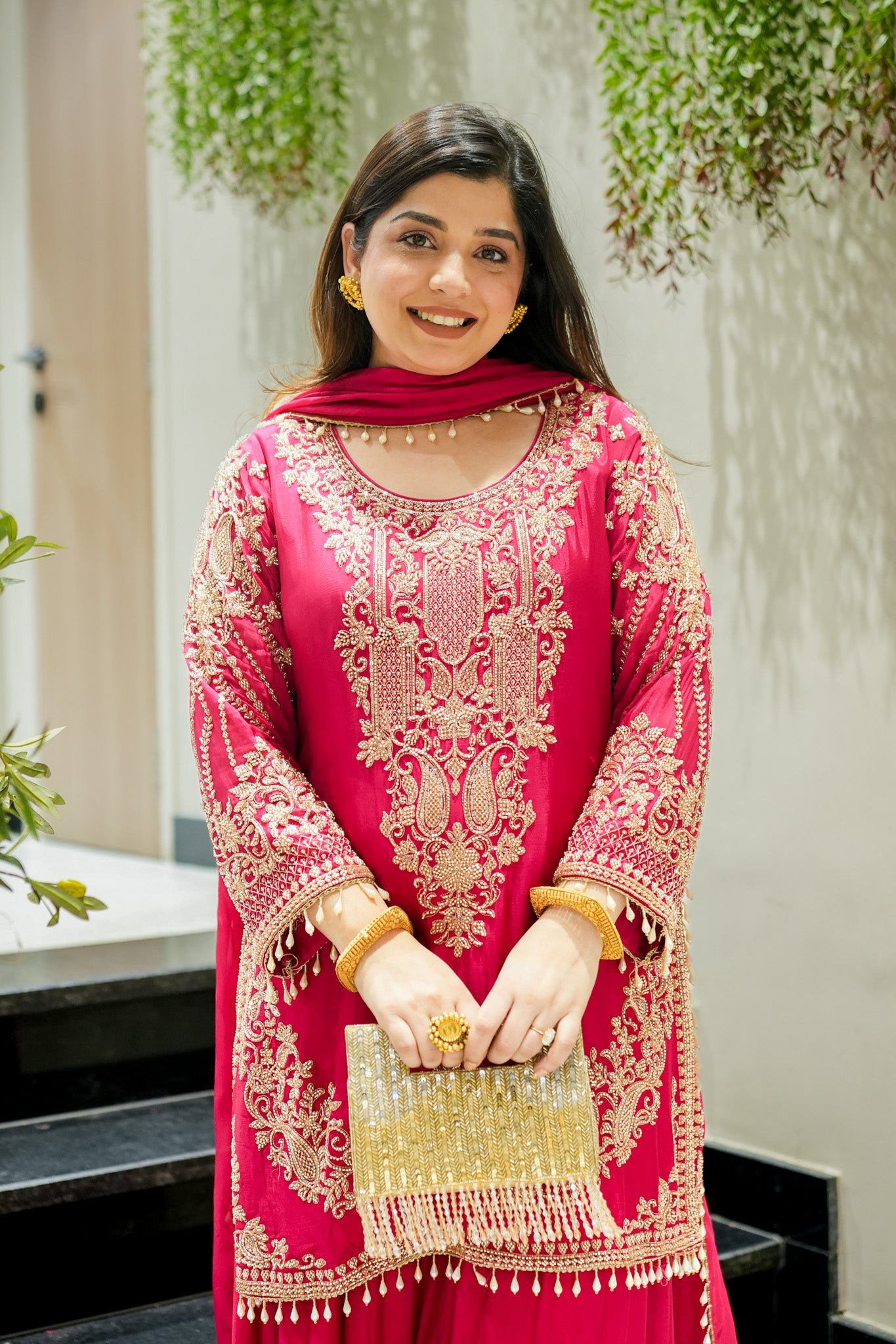 Shazeena Hand Embroidered Sharara Set