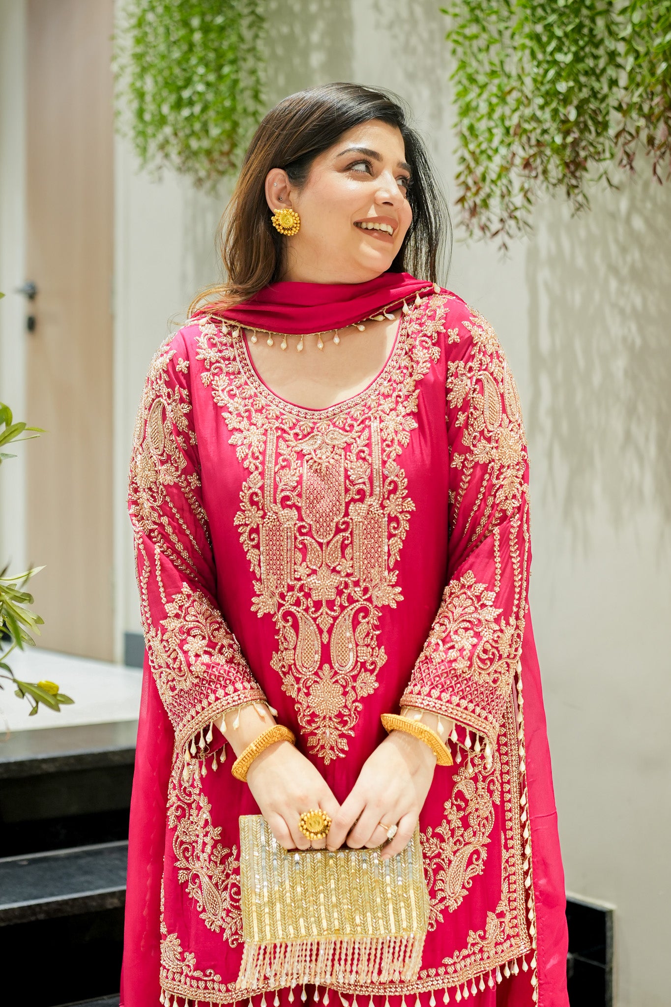 Shazeena Hand Embroidered Sharara Set