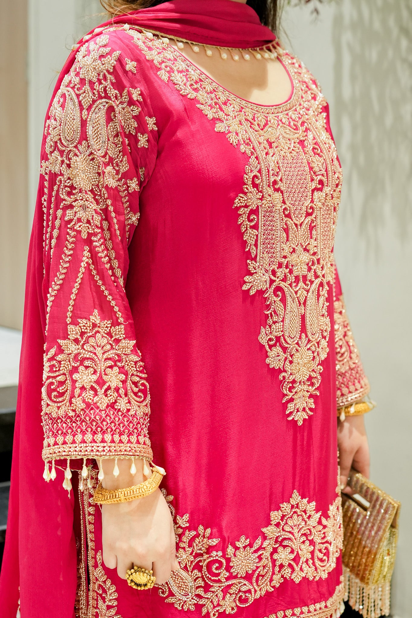 Shazeena Hand Embroidered Sharara Set
