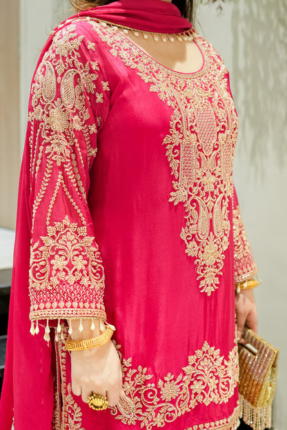 Shazeena Hand Embroidered Sharara Set