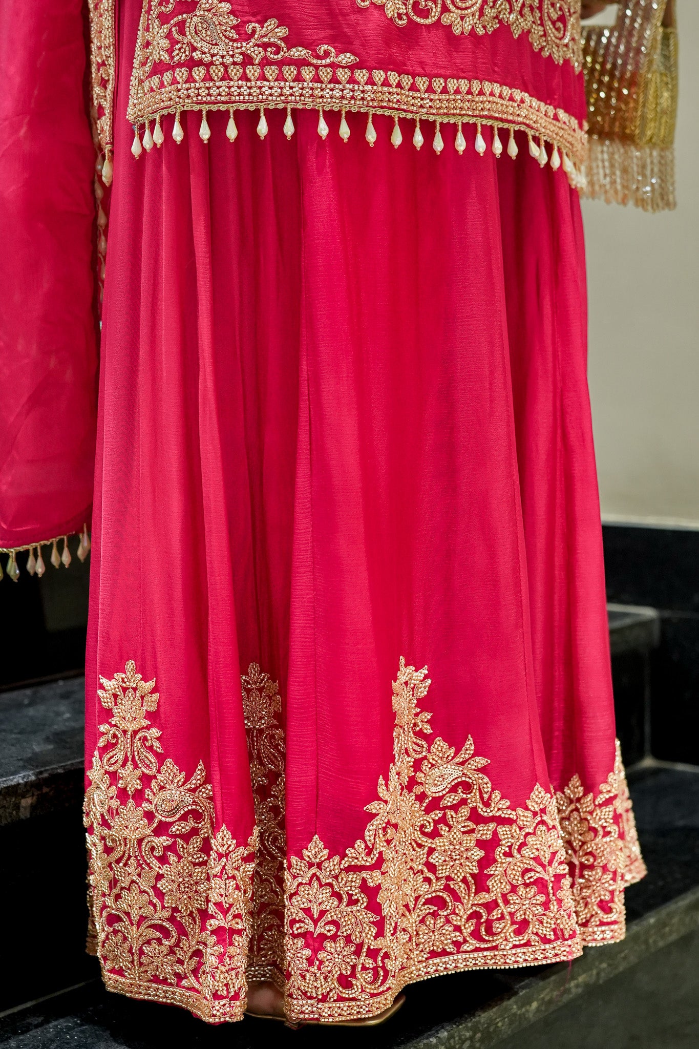 Shazeena Hand Embroidered Sharara Set