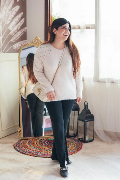 Knor Crystal Embellished Sweater