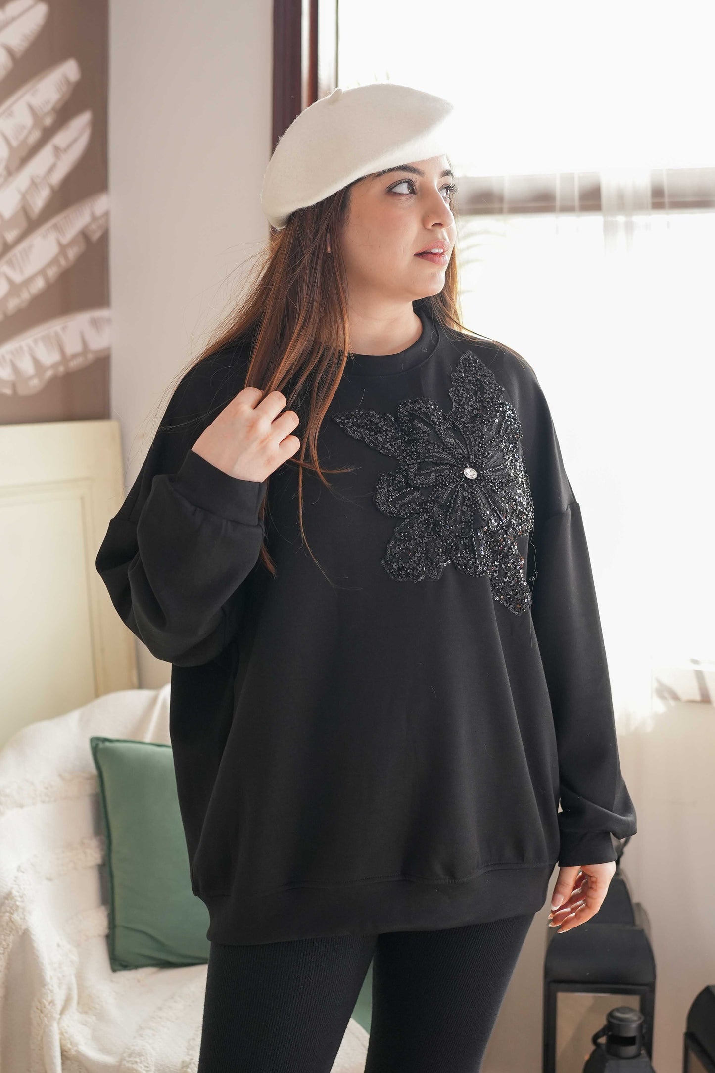 Silvesta Embellished Sweatshirt