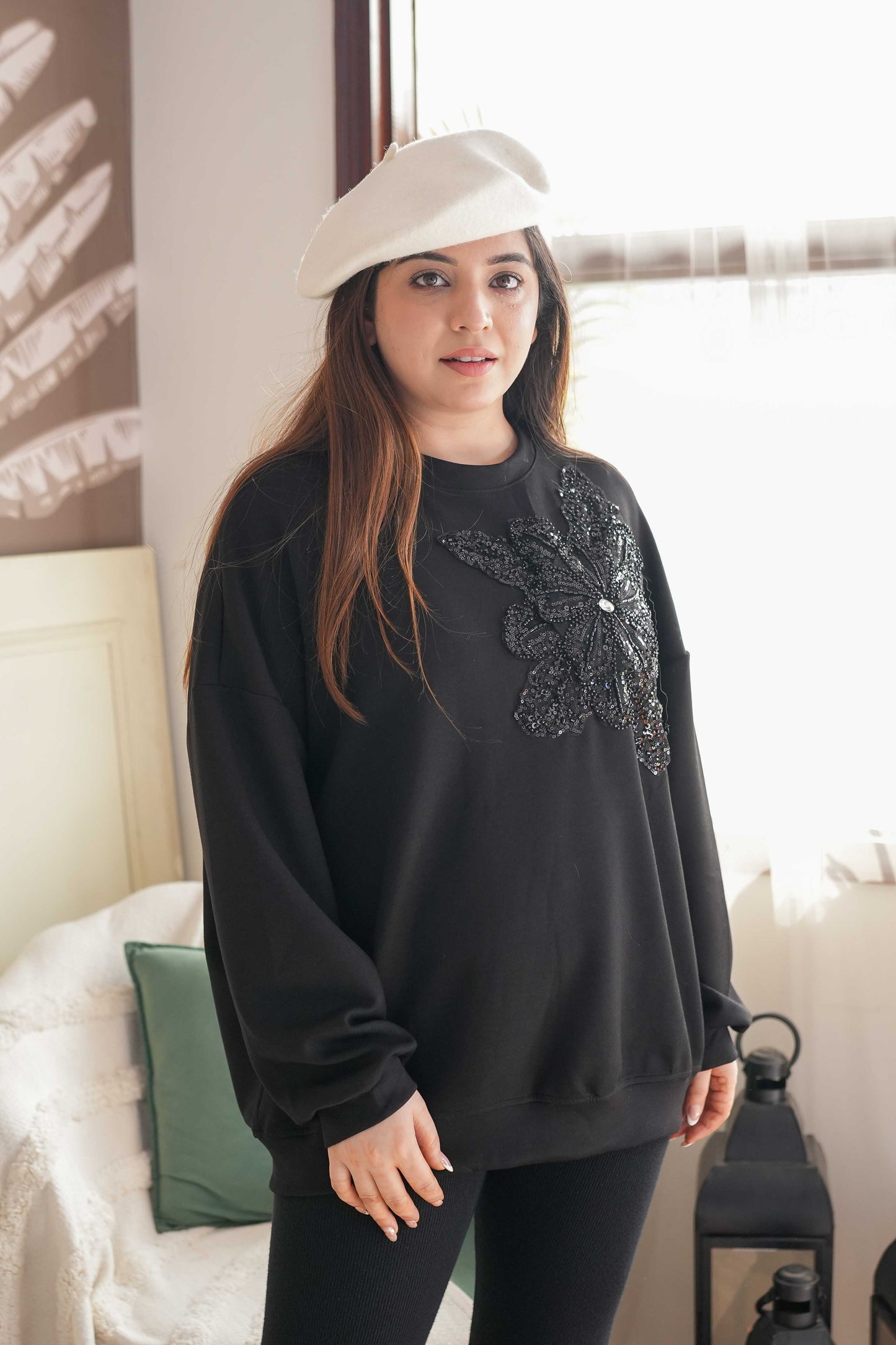 Silvesta Embellished Sweatshirt