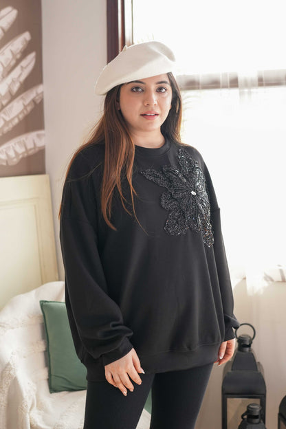 Silvesta Embellished Sweatshirt