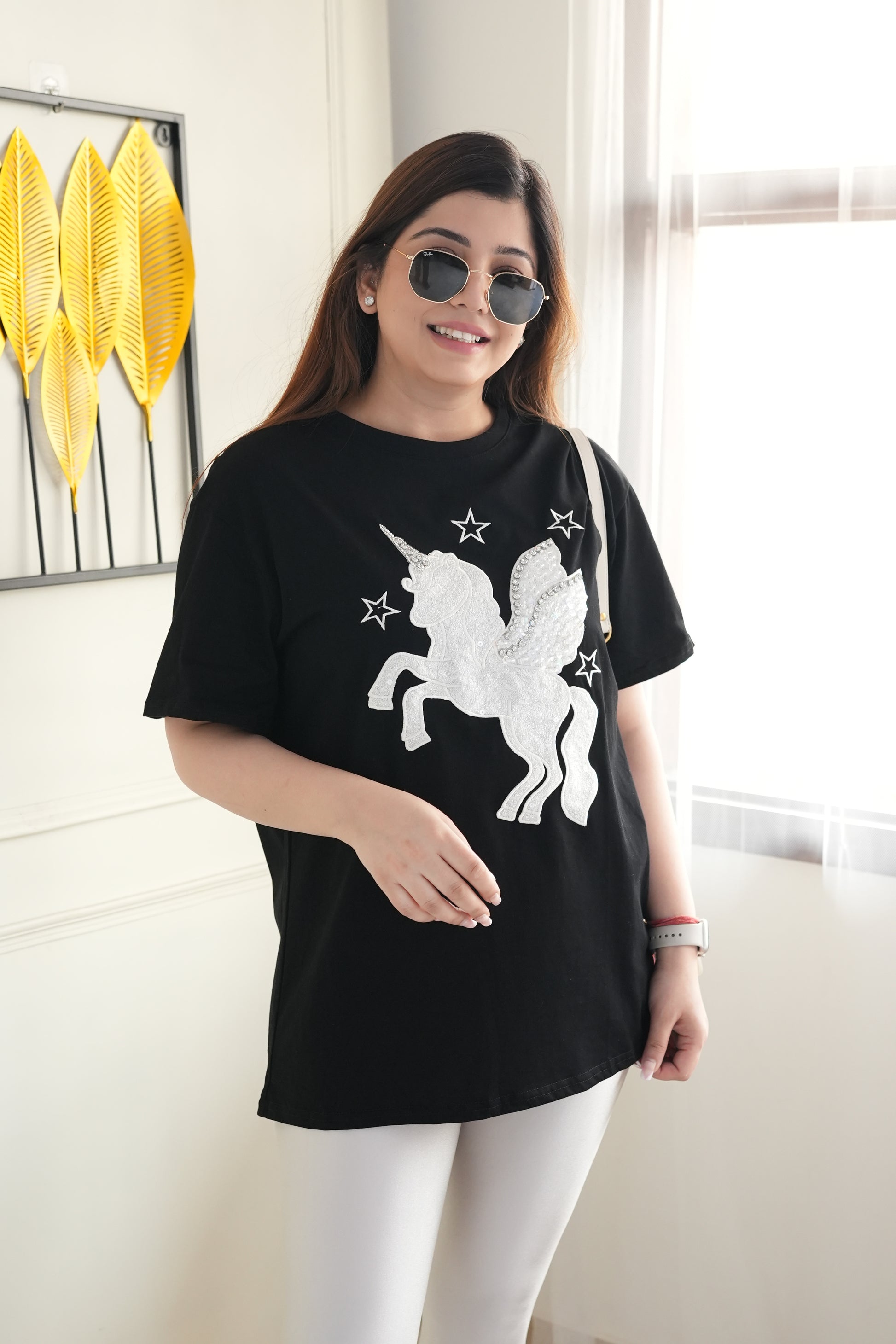 Tokyo Black Unicorn Loose Shirt