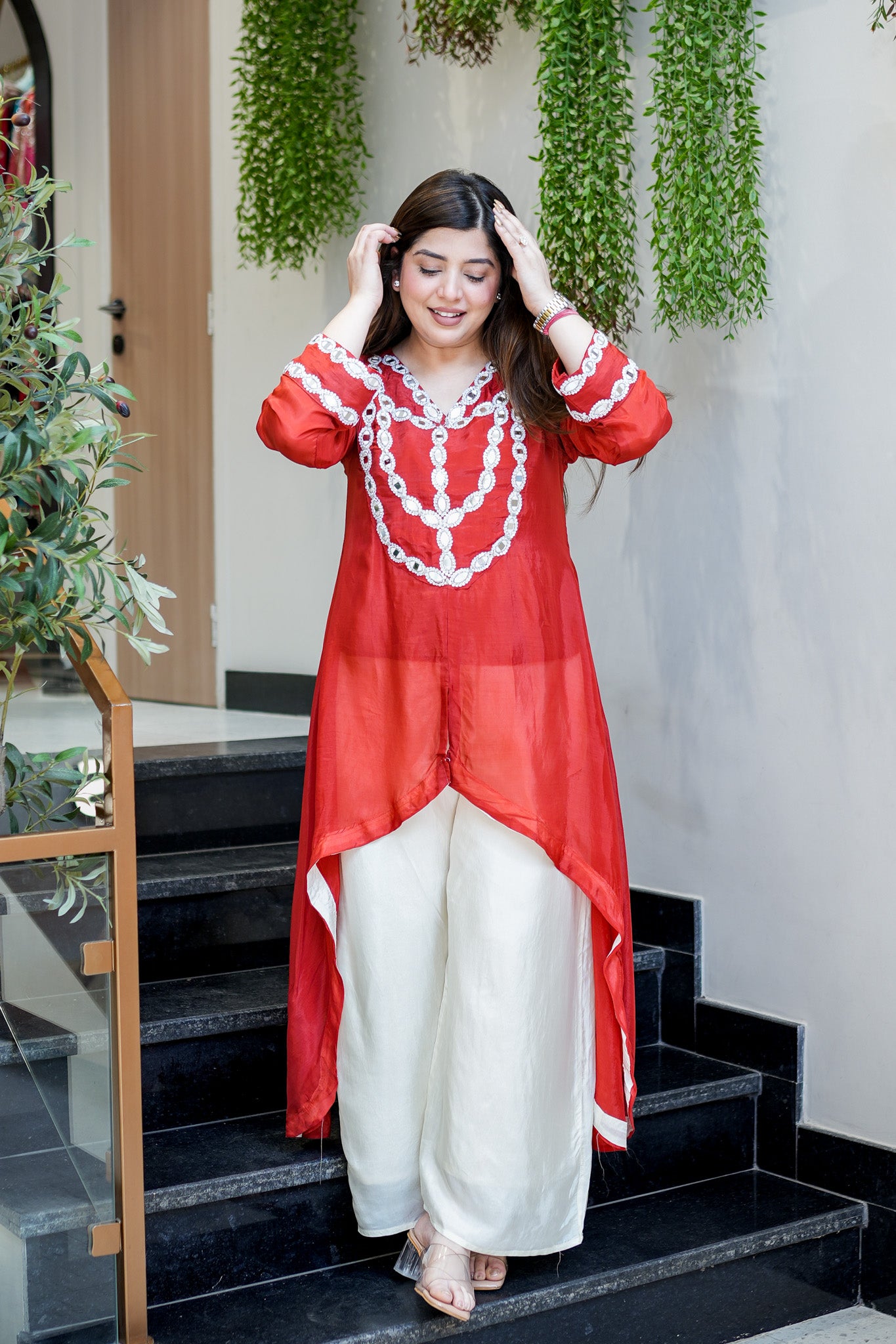 Aneeya Mirror Work Co ord Set