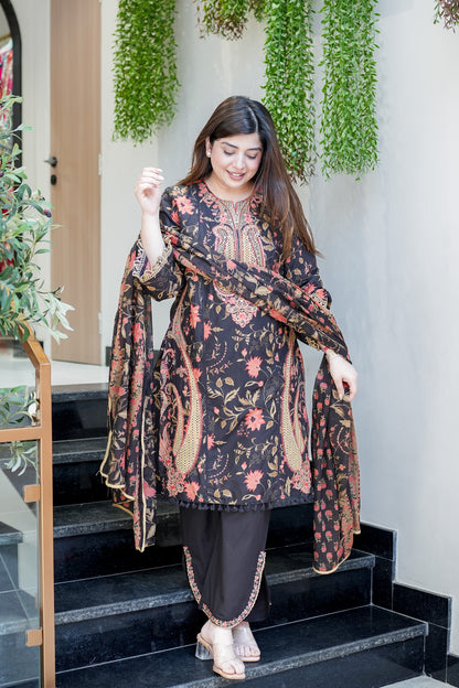 Mahnoor Cutwork Cotton Suit Set