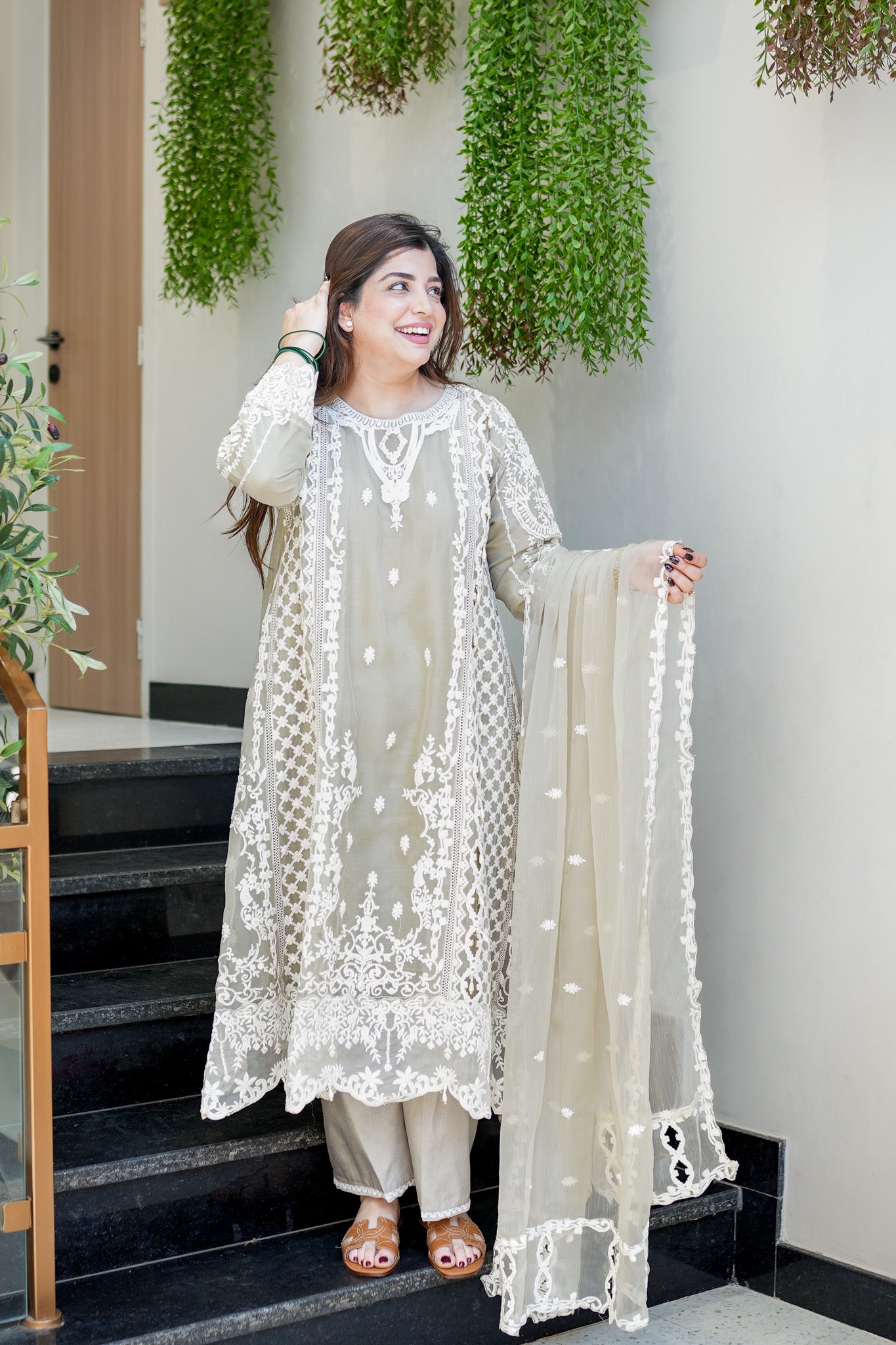 Ramsha Embroidered Pakistani Suit Set