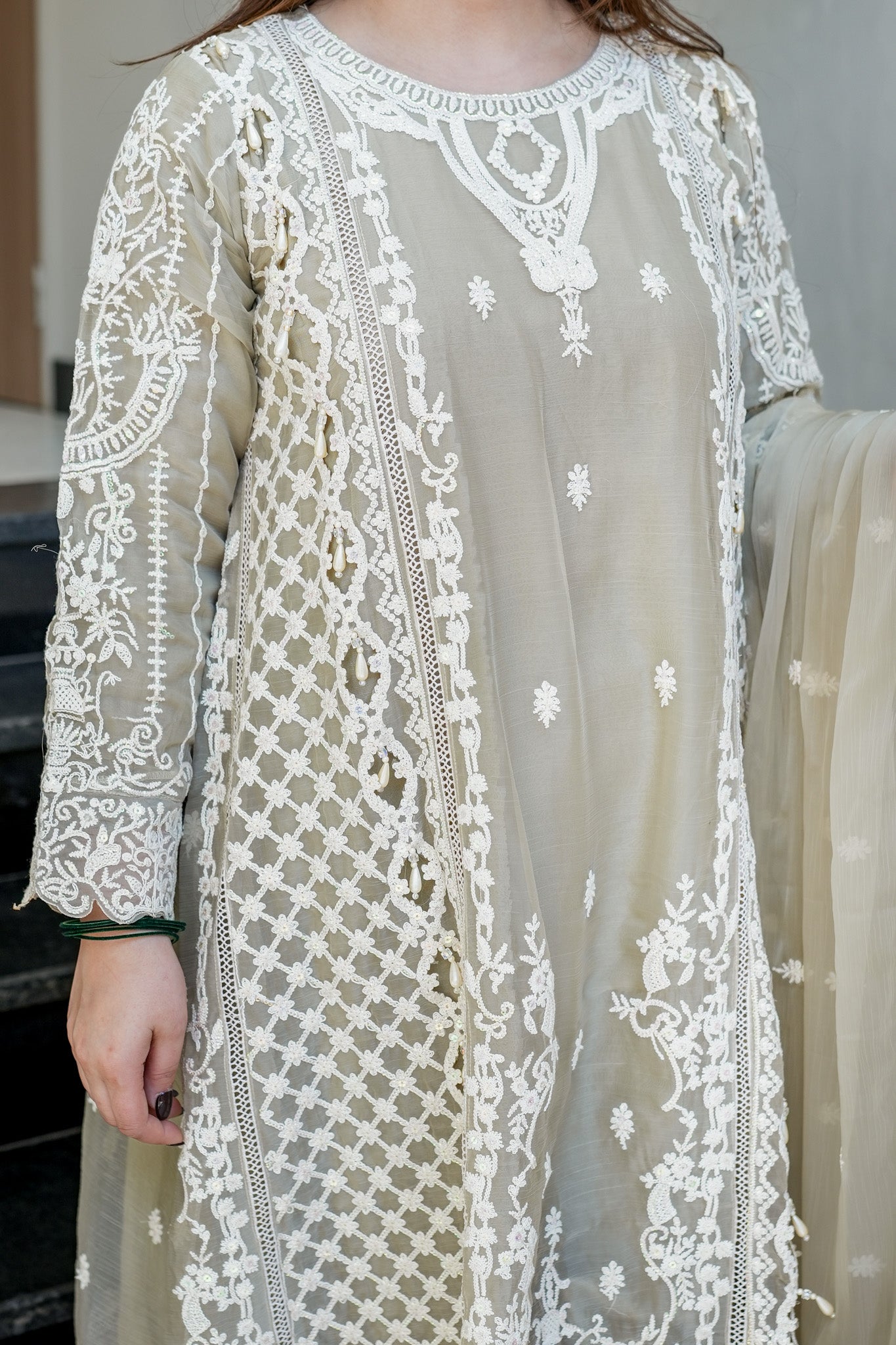 Ramsha Embroidered Pakistani Suit Set