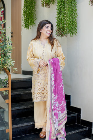 Nooray Schiffli Work Suit Set