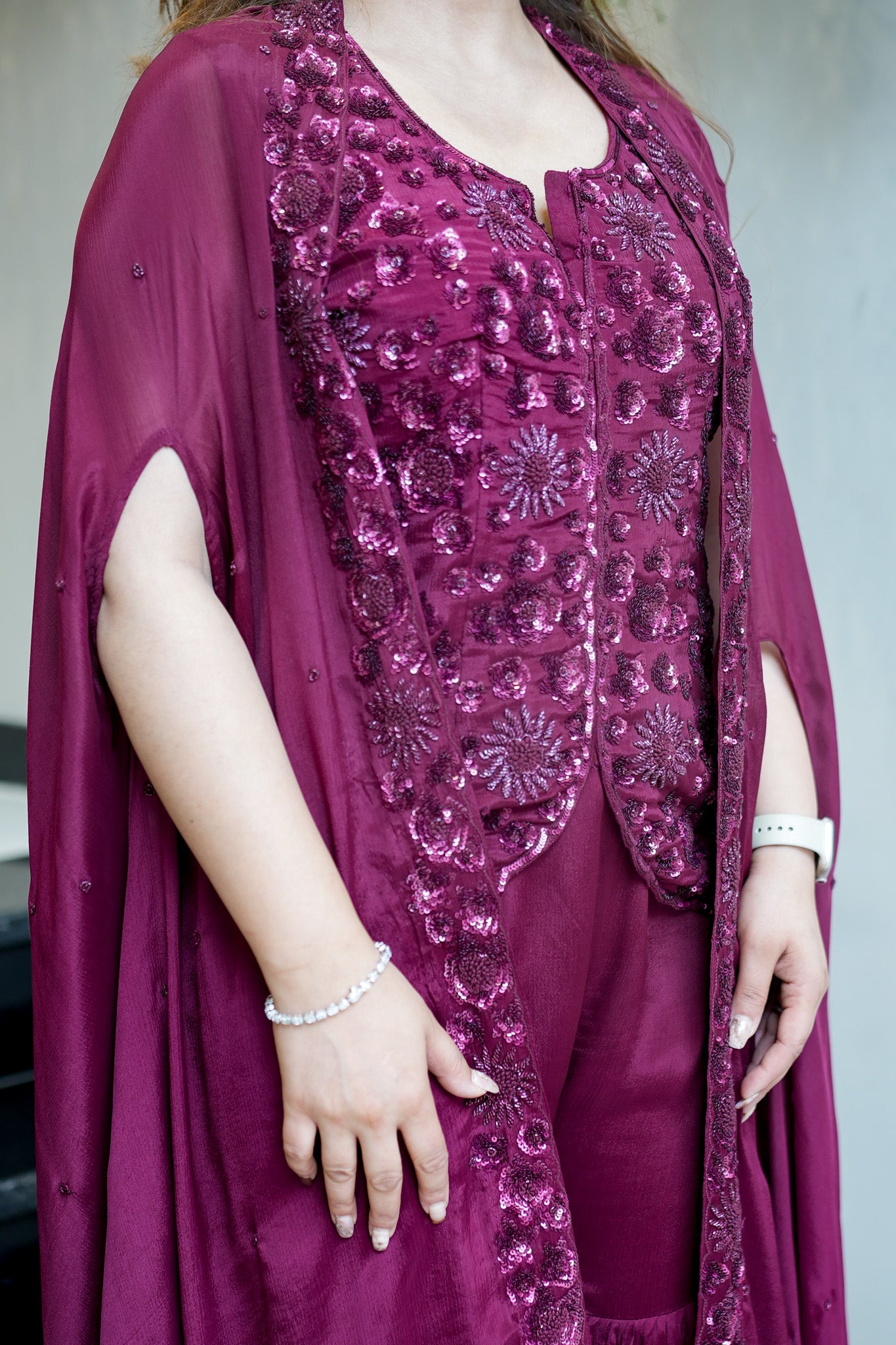 Shaina Embroidered Sharara Set