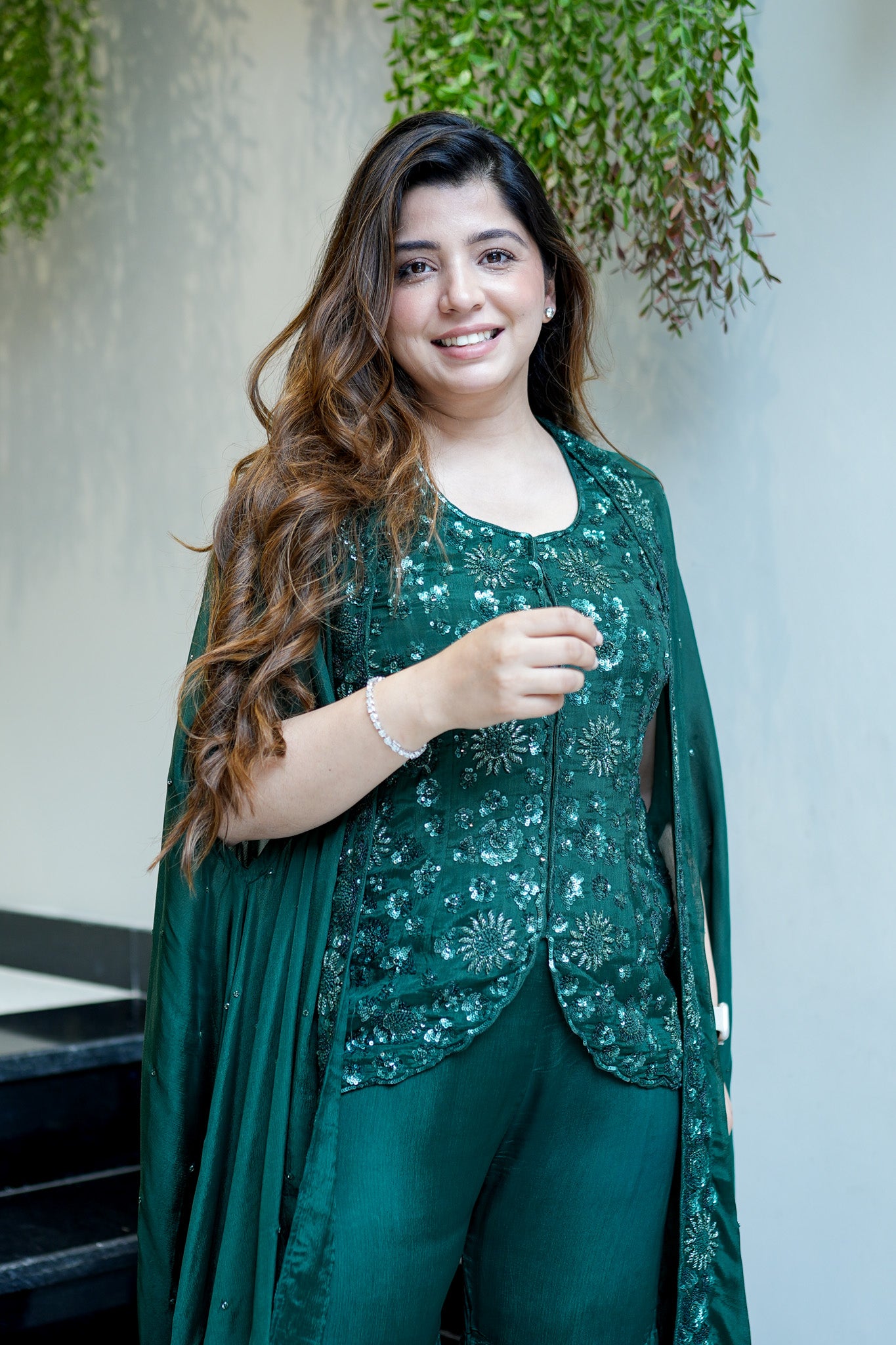 Shaina Embroidered Sharara Set