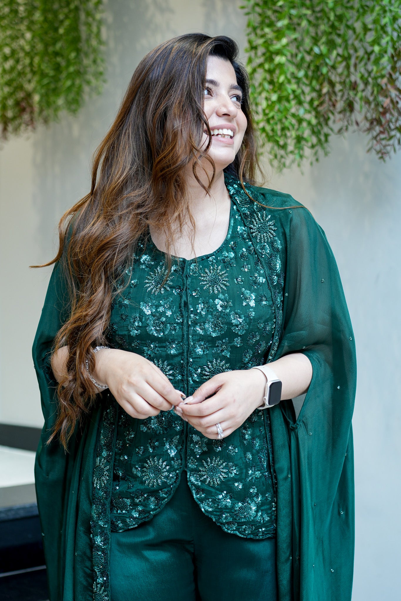 Shaina Embroidered Sharara Set