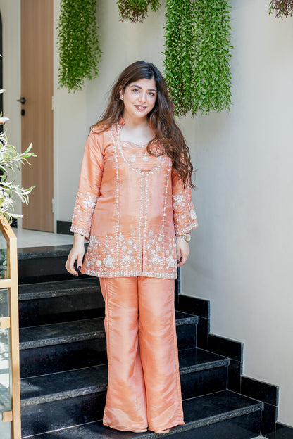 Fareeha Embroidered Co ord Set