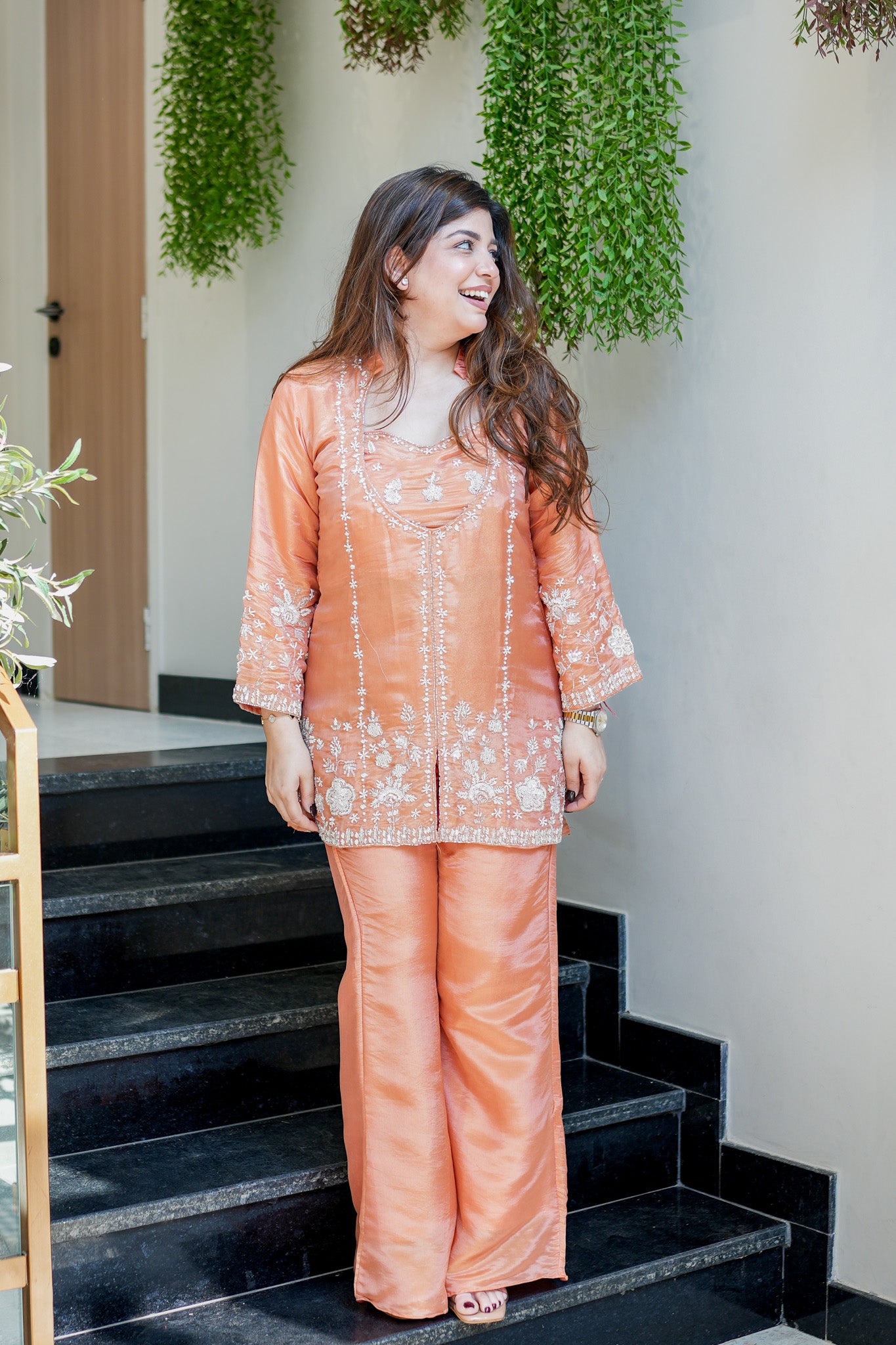 Fareeha Embroidered Co ord Set