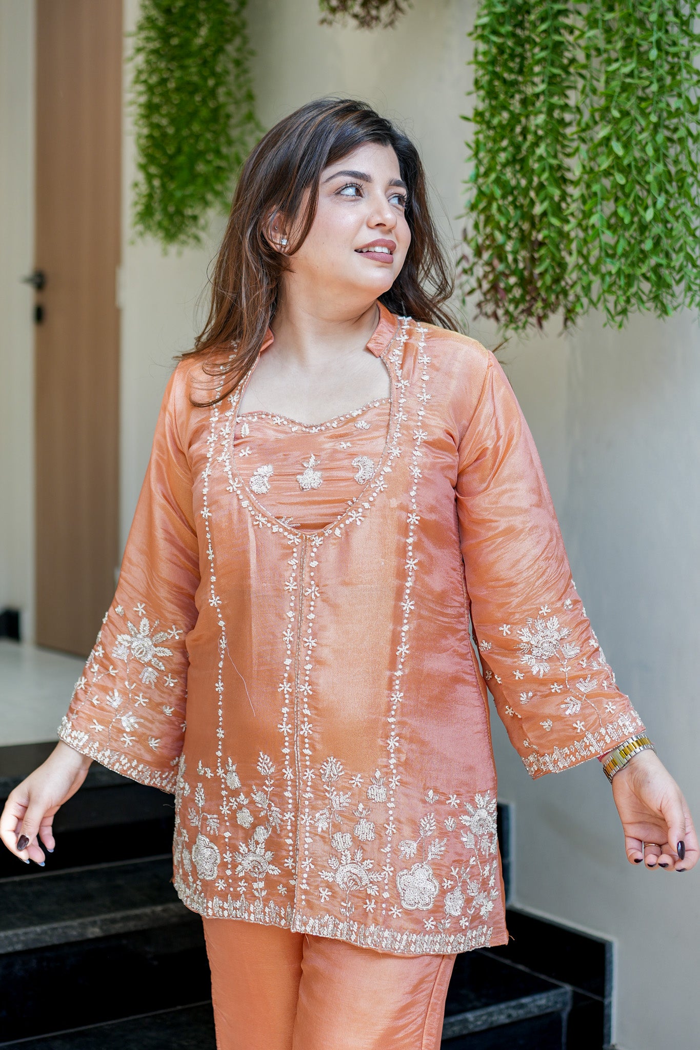 Fareeha Embroidered Co ord Set