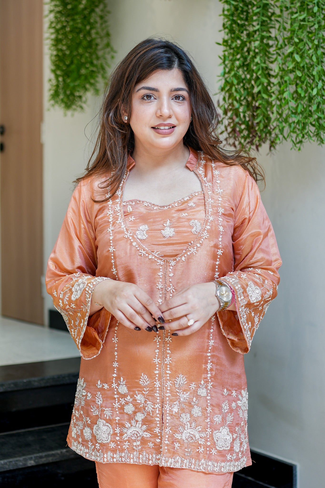 Fareeha Embroidered Co ord Set