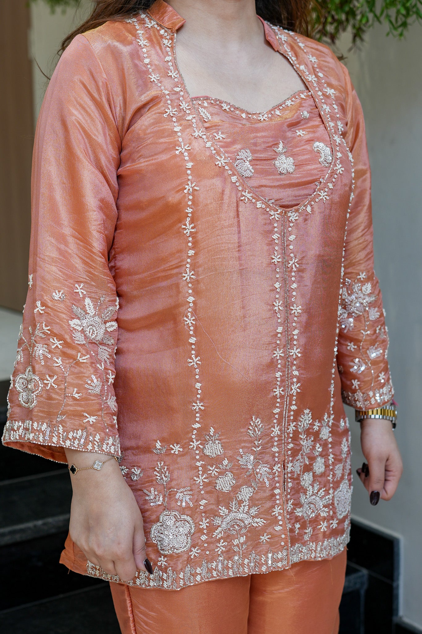 Fareeha Embroidered Co ord Set