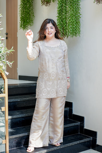 Fareeha Embroidered Co ord Set