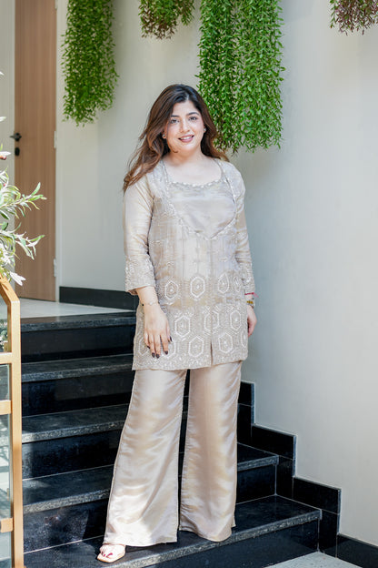 Fareeha Embroidered Co ord Set