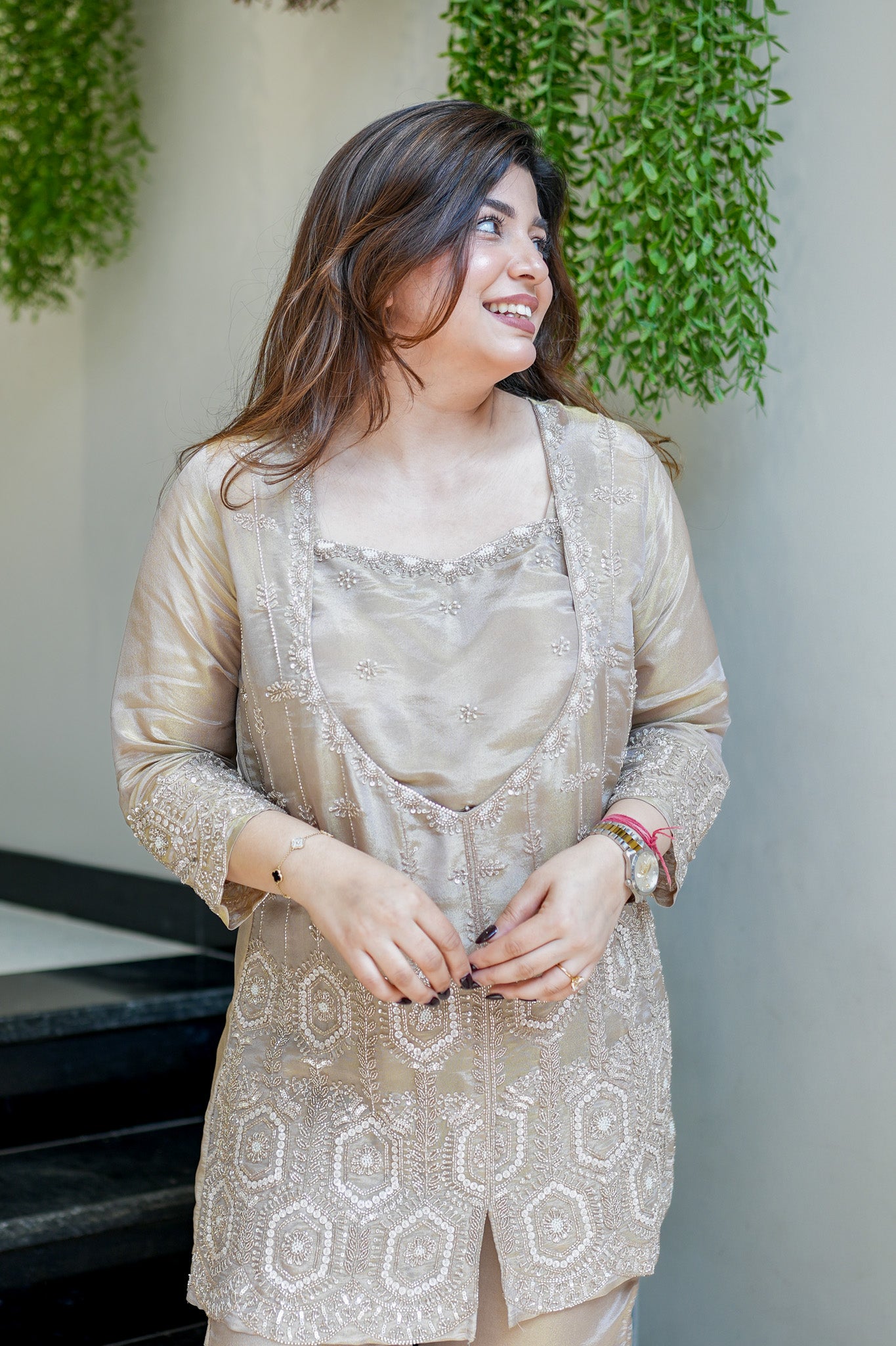 Fareeha Embroidered Co ord Set