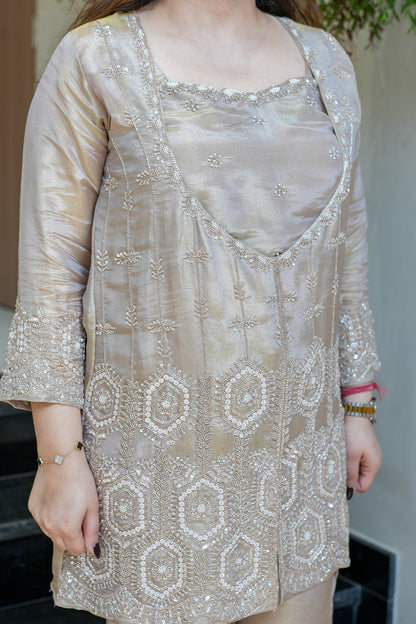 Fareeha Embroidered Co ord Set